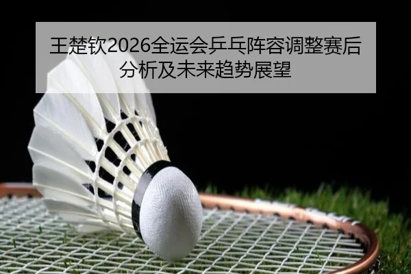 王楚钦2026全运会乒乓阵容调整赛后分析及未来趋势展望 - kaiyun